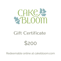 Cake Bloom Gift Card