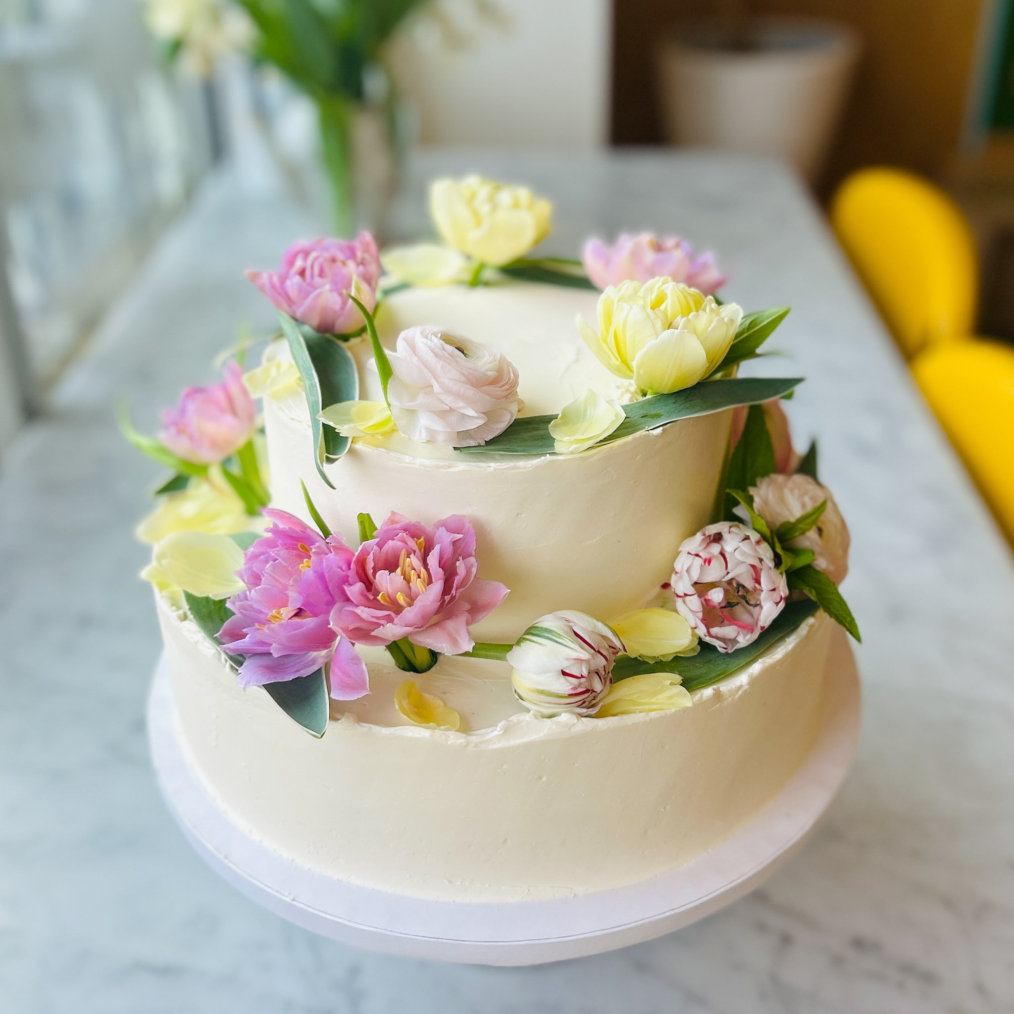 Two-Tier Celebration Cake - Available for Local Charlottesville