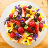 Berries & Blooms Special Occasion Cake
