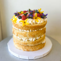 Berries & Blooms Special Occasion Cake