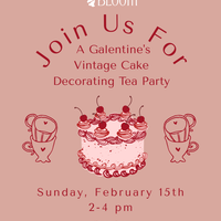 Galentine's Cake Decorating Tea Party