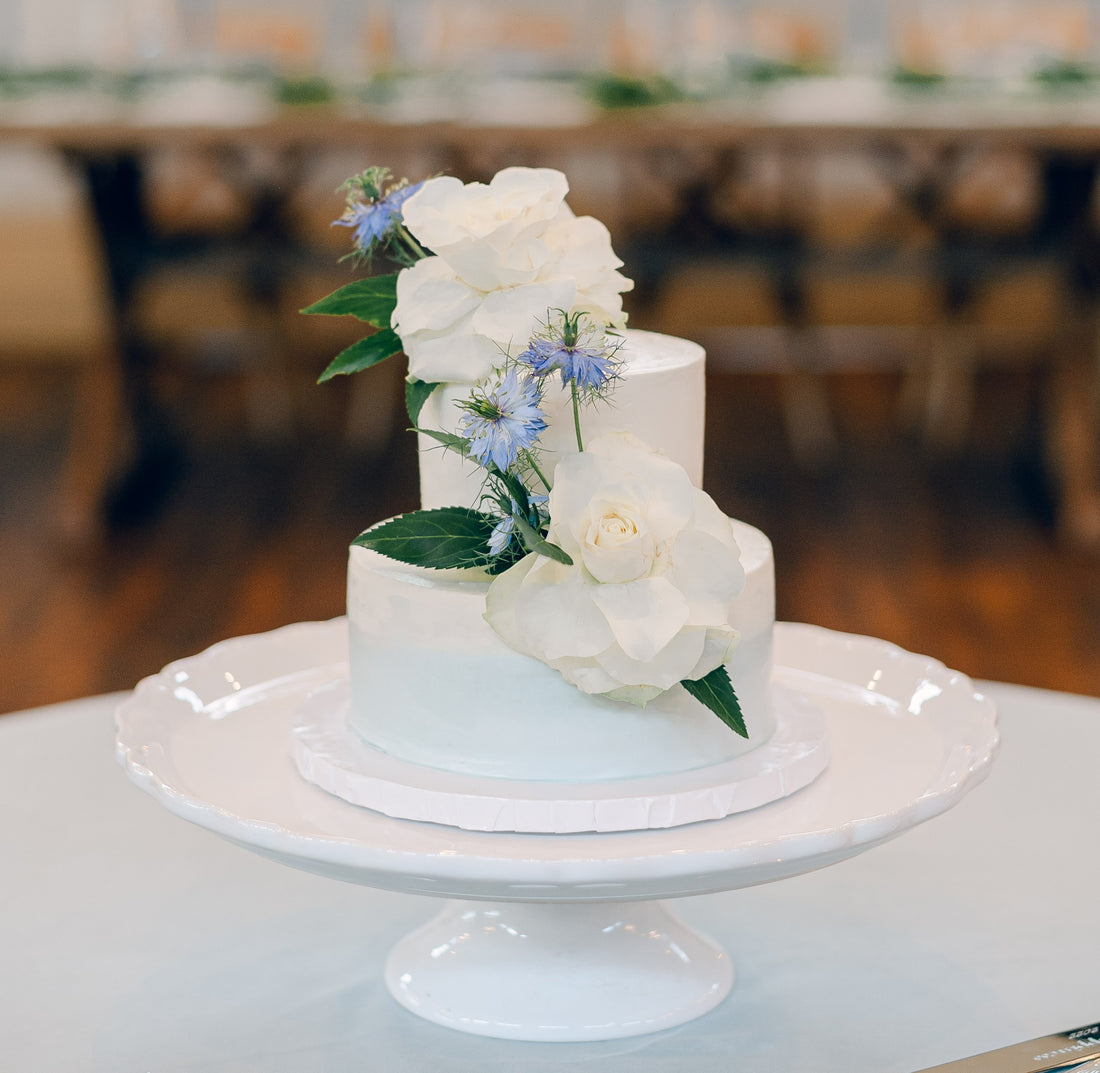 Two-Tier Fresh Floral Cake