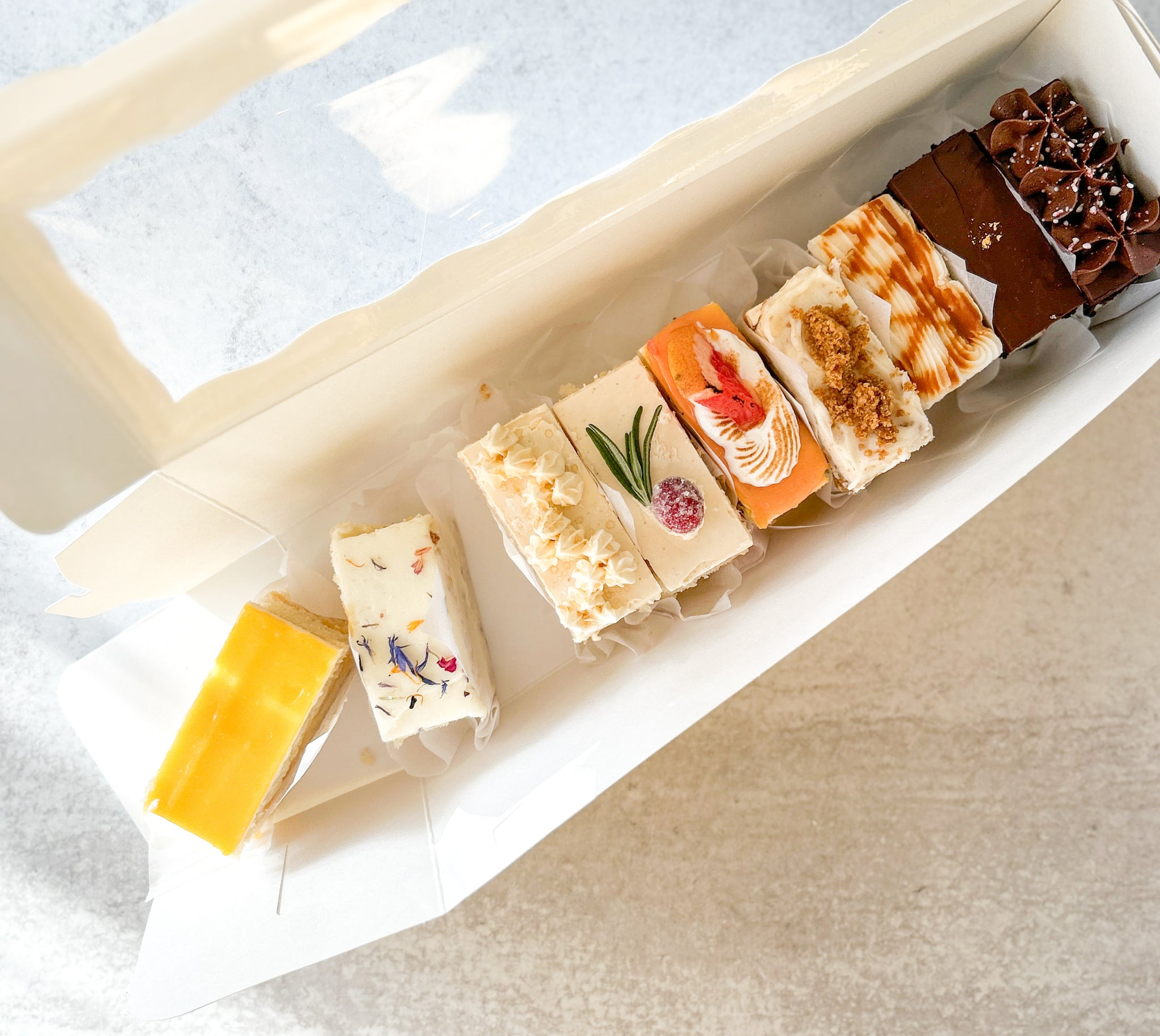 Assorted Sampler Box Custom Sampler Gift Box – Cake Bloom