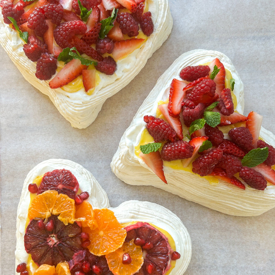 Heart Pavlova (Gluten-Free)