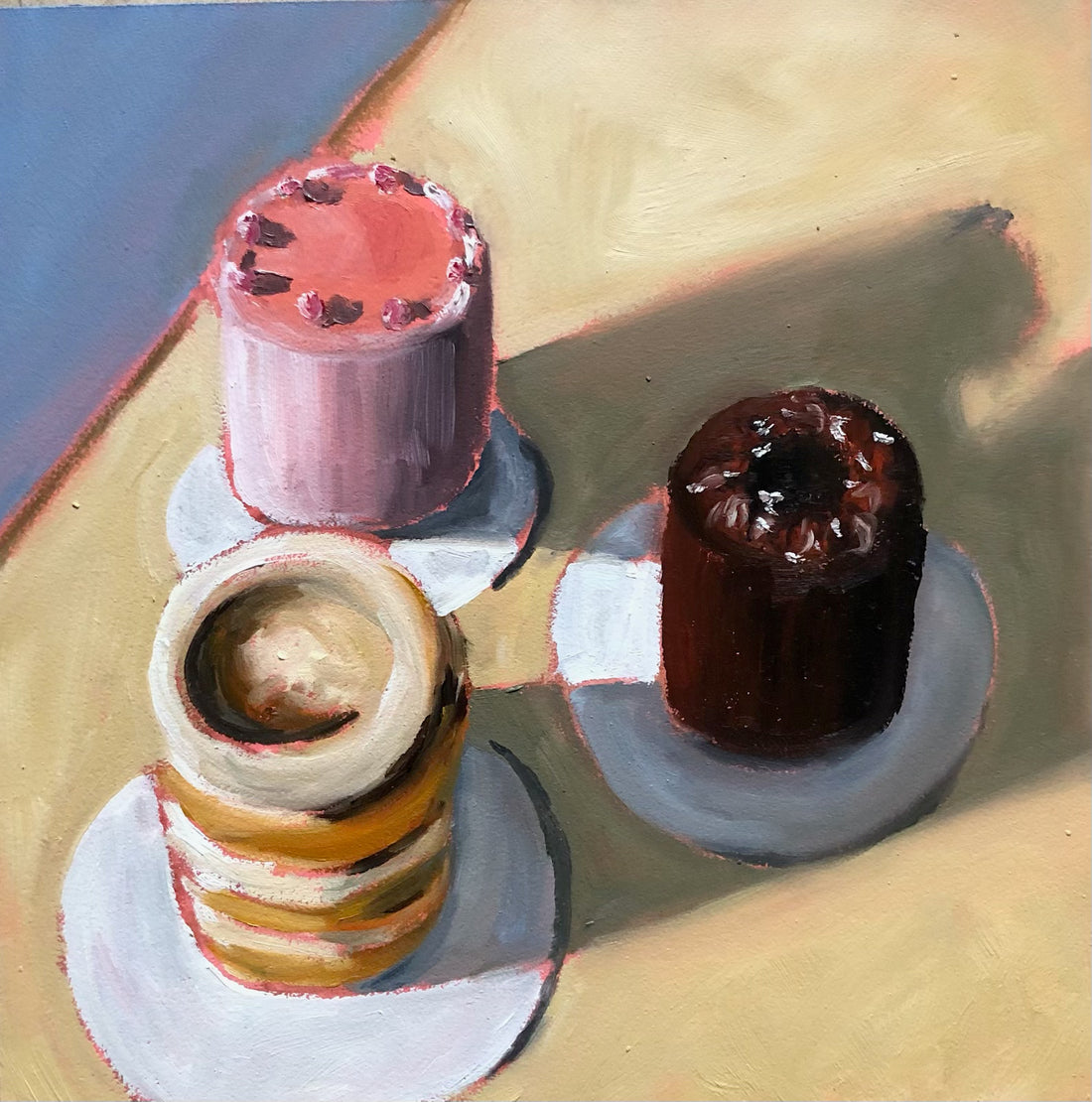 Still Life Cake Painting Studio Session