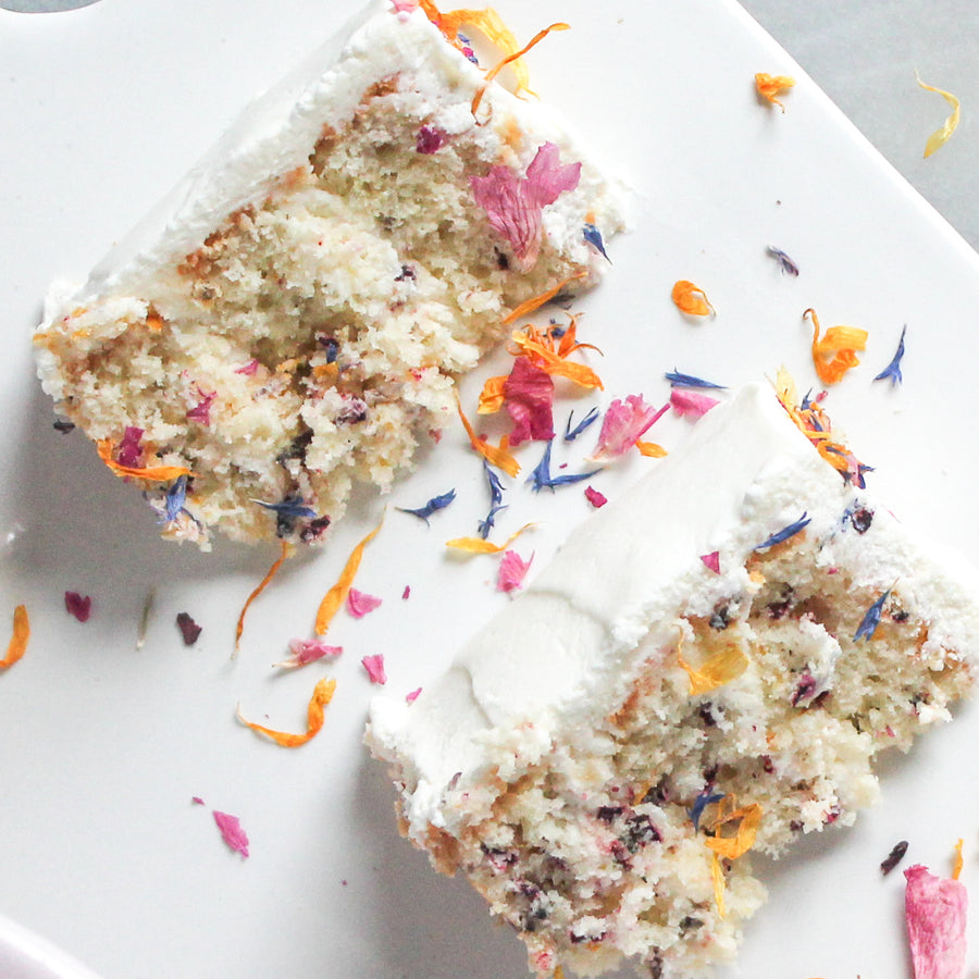 Floral Funfetti NEXT-DAY Party Cake