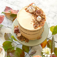 Woodland Apple Cake – Brown Sugar Spice Cake with Apple Cider Caramel