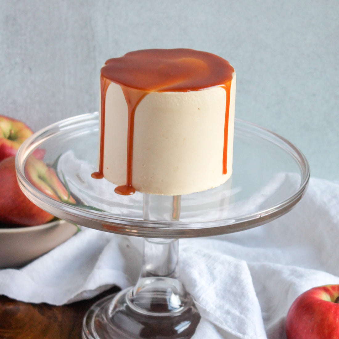 Woodland Apple Cake – Brown Sugar Spice Cake with Apple Cider Caramel