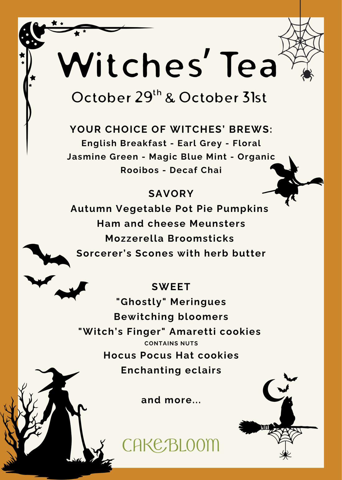Witches Tea - Deluxe Tea Service