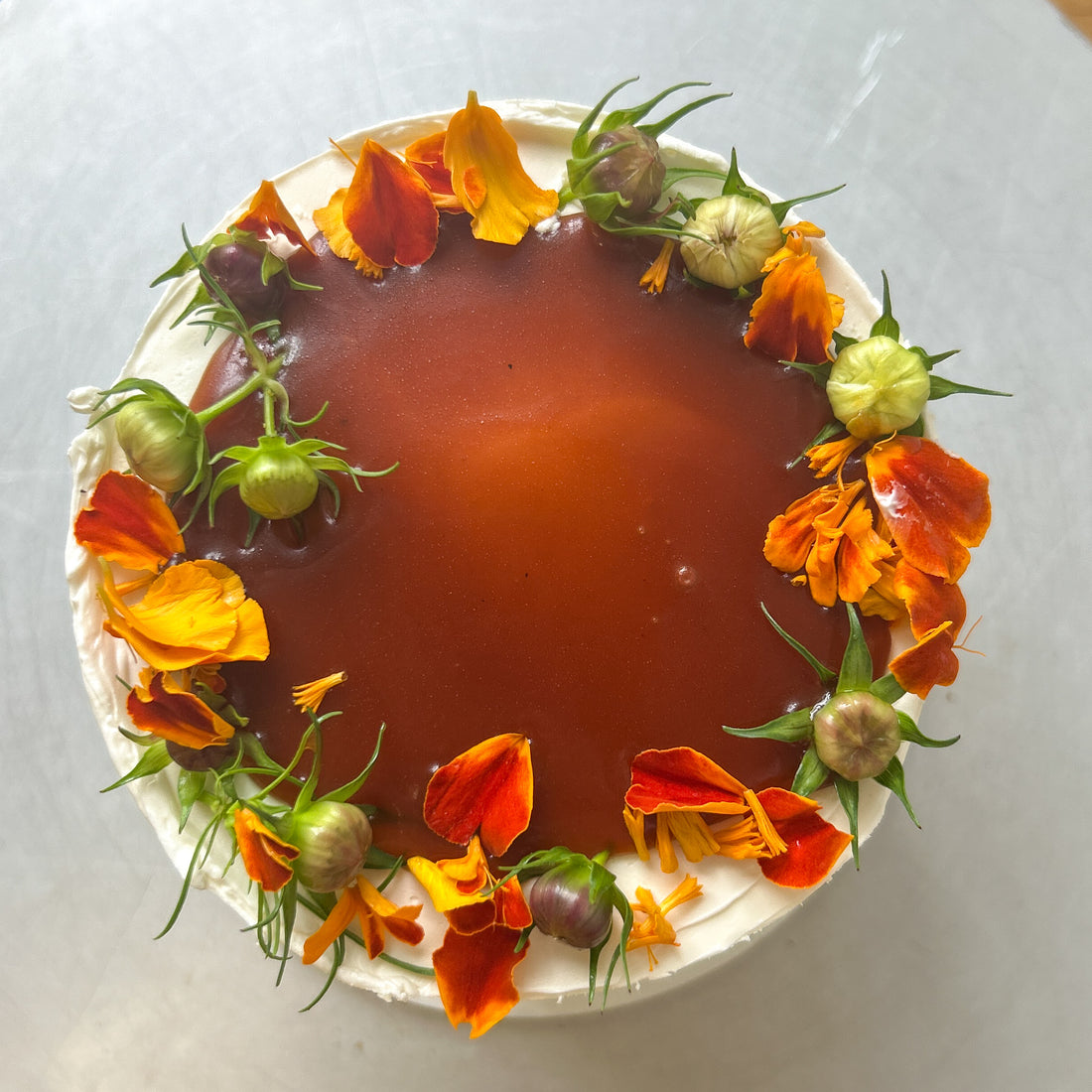 Rainbow Carrot Party Cake